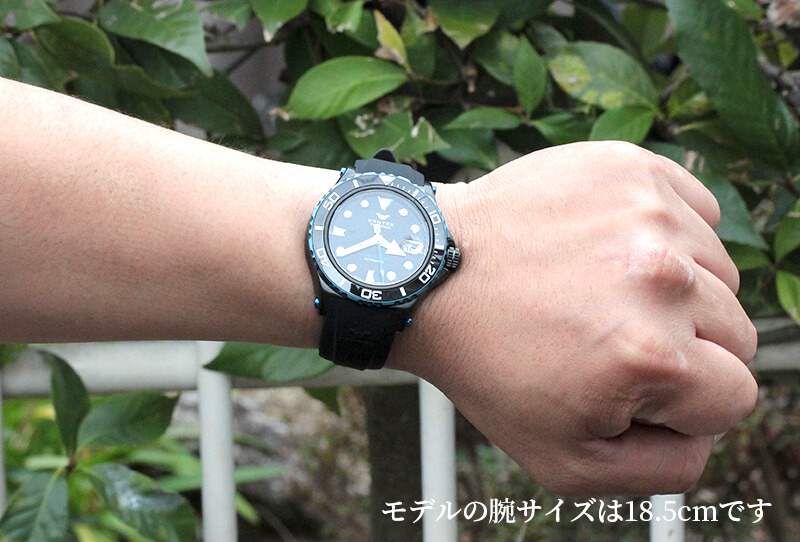 マリンマン ケンテックス マリンマン シーホース S706M-21 自動巻 デイト表示 メンズ腕時計