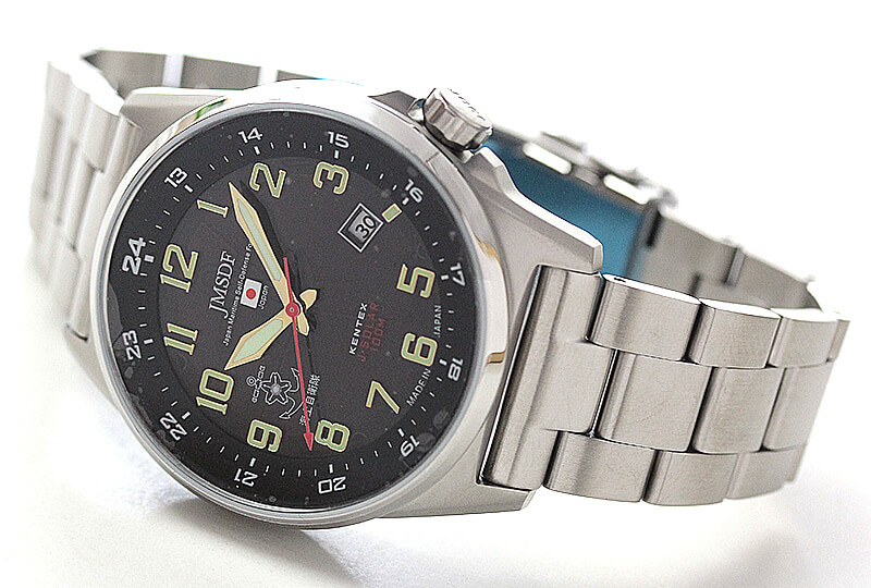 Kentex(ケンテックス)/JSDF/海上自衛隊ソーラースタンダード/S715M-06 ブラック　腕時計