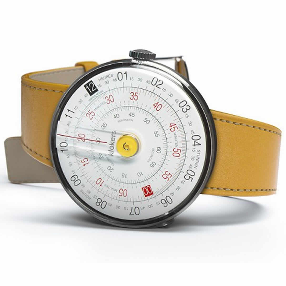 こちらはklokers(クロッカーズ）KLOK-01-D1 腕時計と アルカンターラオレンジのベルトをセットにしてお届けいたします。