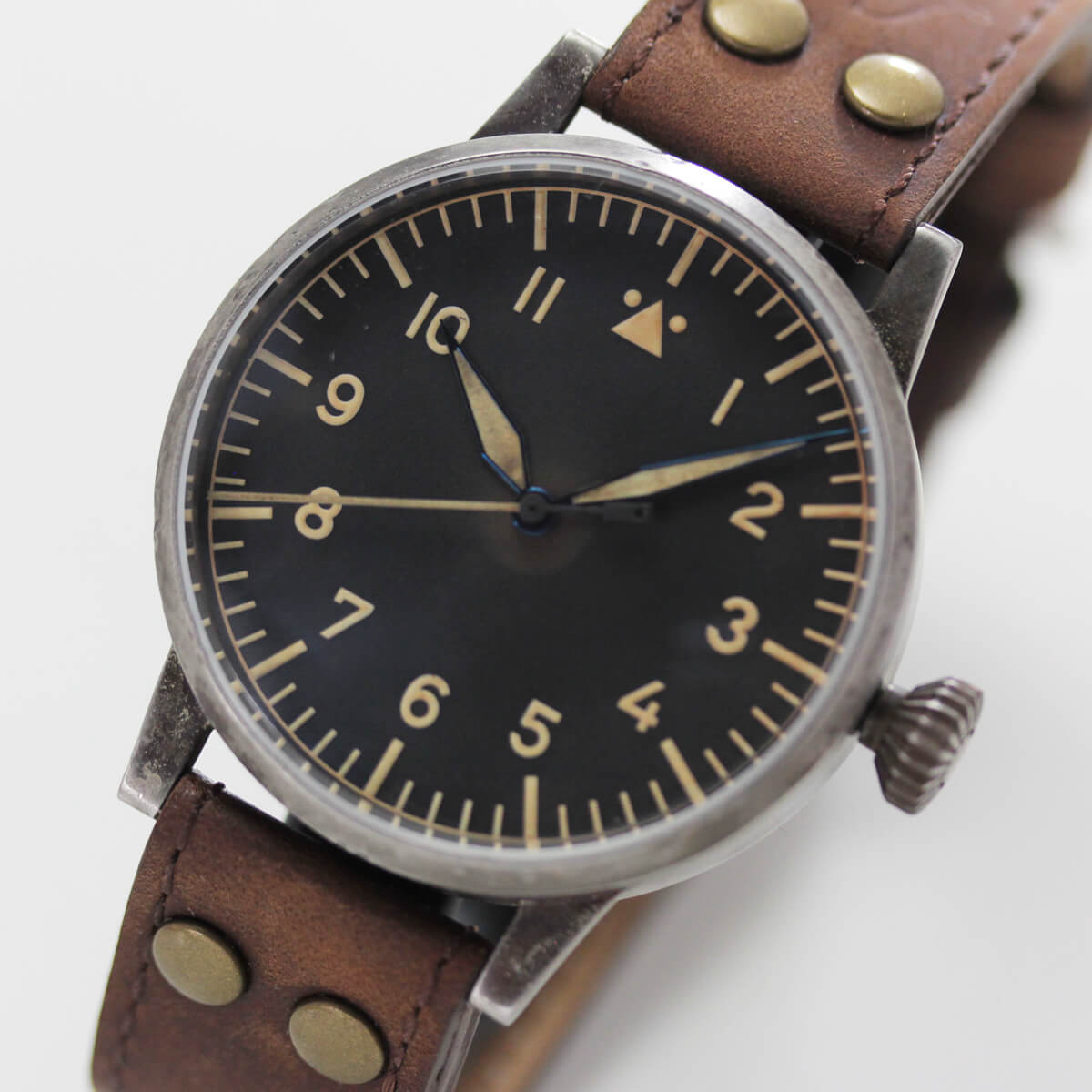 メミンゲン アーブスタック　laco(ラコ)　手巻き式腕時計　アンティーク風　861935　ドイツブランドのパイロットウォッチ