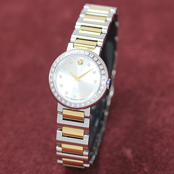 MOVADO(モバード）Concert(コンチェルト）女性用 M84.120.901S 0.062ct 