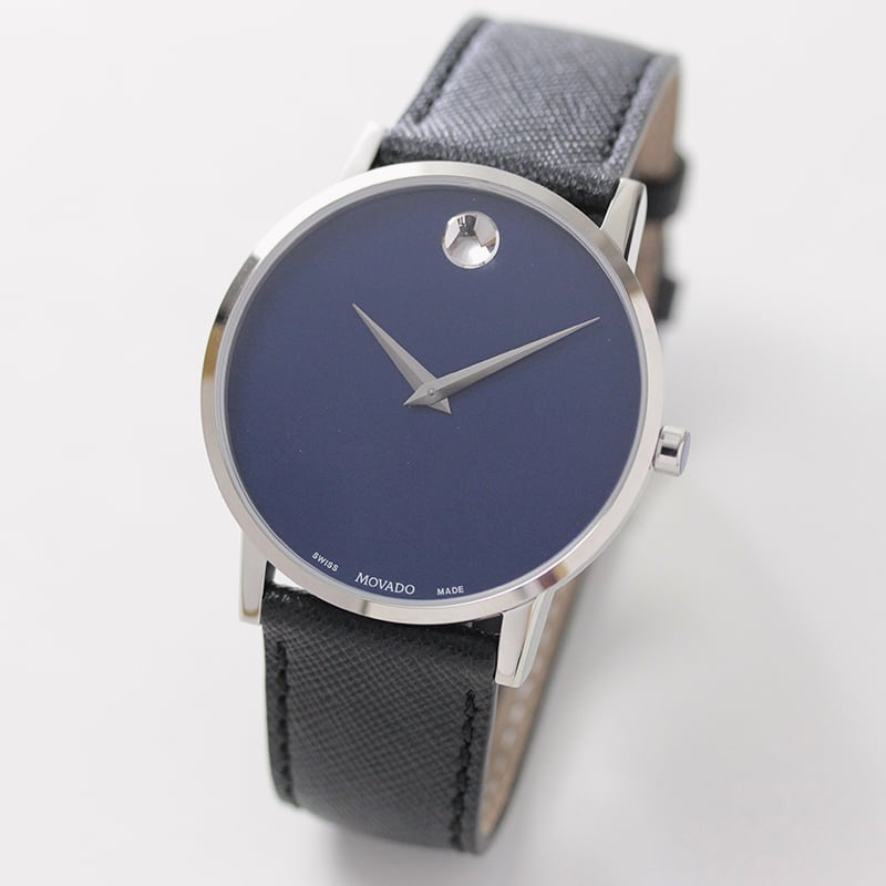 MOVADO(モバード）MUSEUM CLASSIC ミュージアムクラシック M0607197.8107L ブルー メンズ 腕時計 | 時計