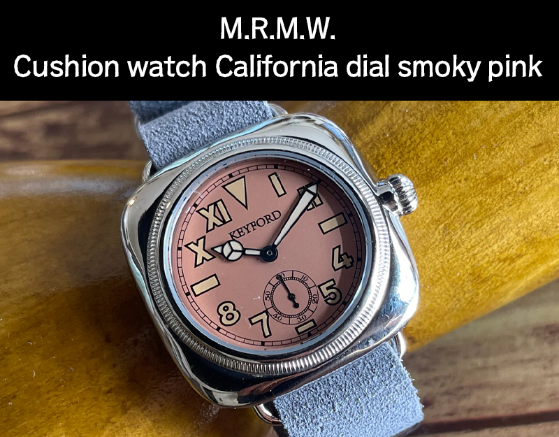 M.R.M.W. (Montre Roroi Military Watch/ȥ ߥ꥿꡼å) Cushion watch California dial smoky pink ӻ 221148