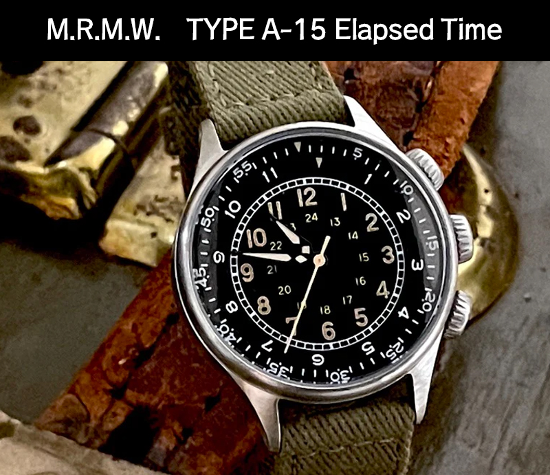 M.R.M.W. (Montre Roroi Military Watch/ȥ ߥ꥿꡼å) TYPE A-15 Elapsed Timek ӻ 221155