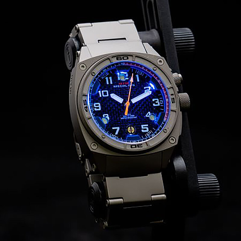 MTM スペシャルOPS ファルコン グレイ FAL-TGR-BKCB-MBTI チタニウム腕時計