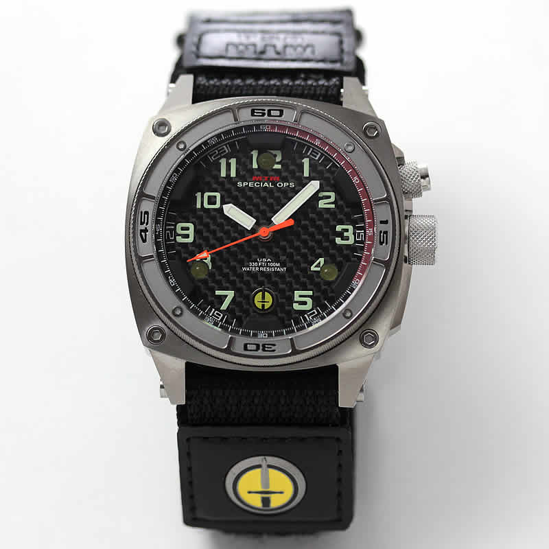 MTM スペシャルOPS ファルコン シルバー TI001T チタニウム腕時計 バリスティックバンド