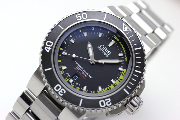 オリス/Oris/アクイス（Aquis）/ダイバーズ/デプスゲージ（Depth Gauge）/733.7675.4154