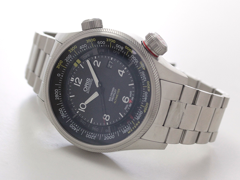 オリス ビッグクラウン プロパイロット ALTIMETER メートルスケールタイプ/733 7705 4164-Set 腕時計 時計通販 正美堂時計 店