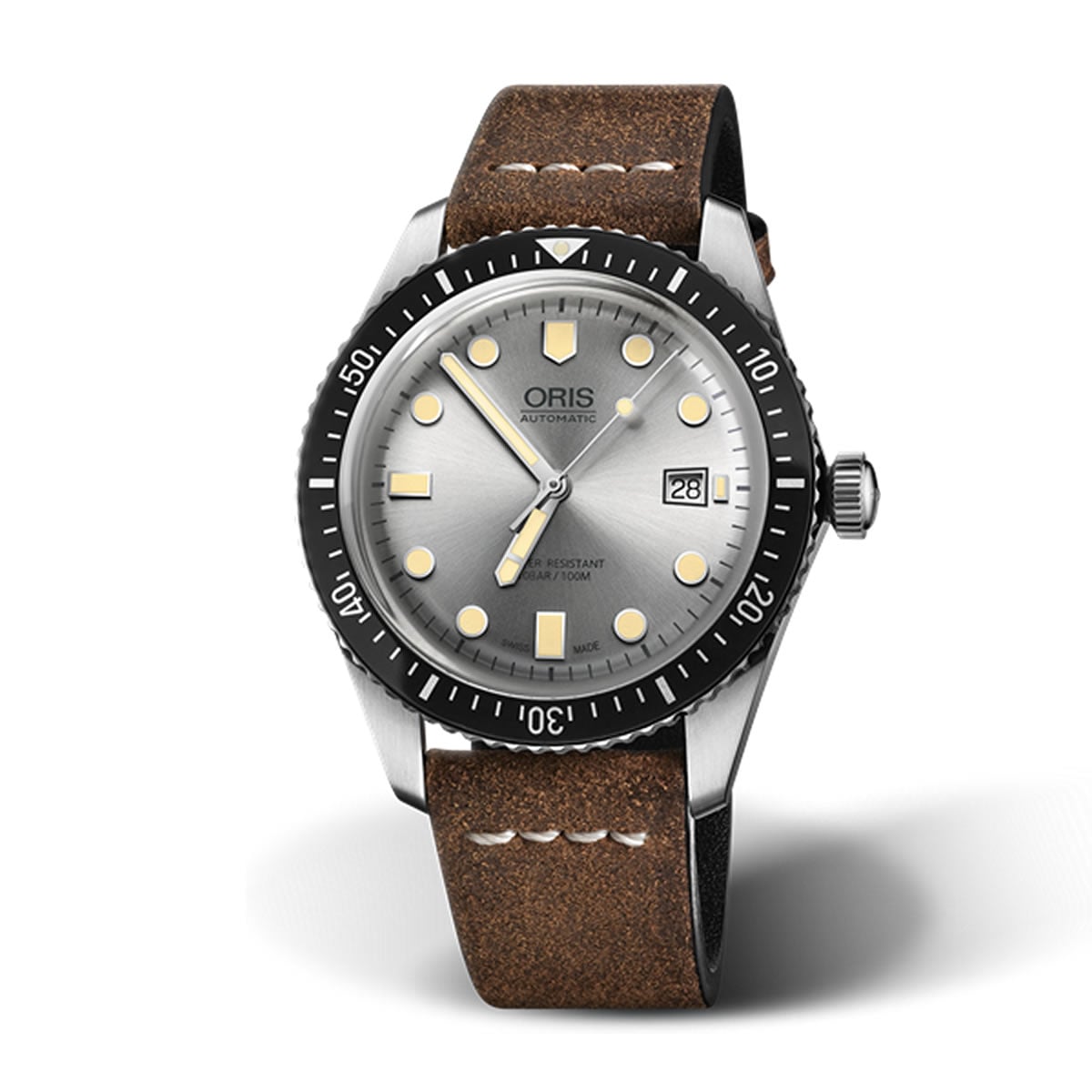 オリス Oris ダイバーズ65 Divers Sixty Five シルバー レザーベルト 733 77 4051 07 5 21 02 腕時計 オリス Oris ダイバーズ65 Divers Sixty Five シルバー レザーベルト 733 77 4051 07 5 21 02 腕時計