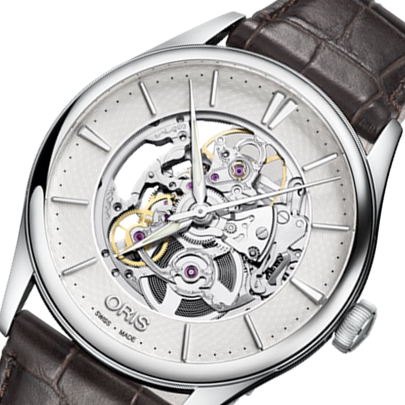 oris Artelier Skeleton 734.7721.4051D(BR)