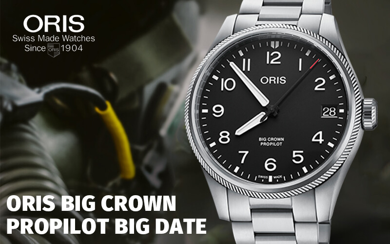 オリス(ORIS)ビッグクラウン プロパイロット デイト 腕時計 751 7761 