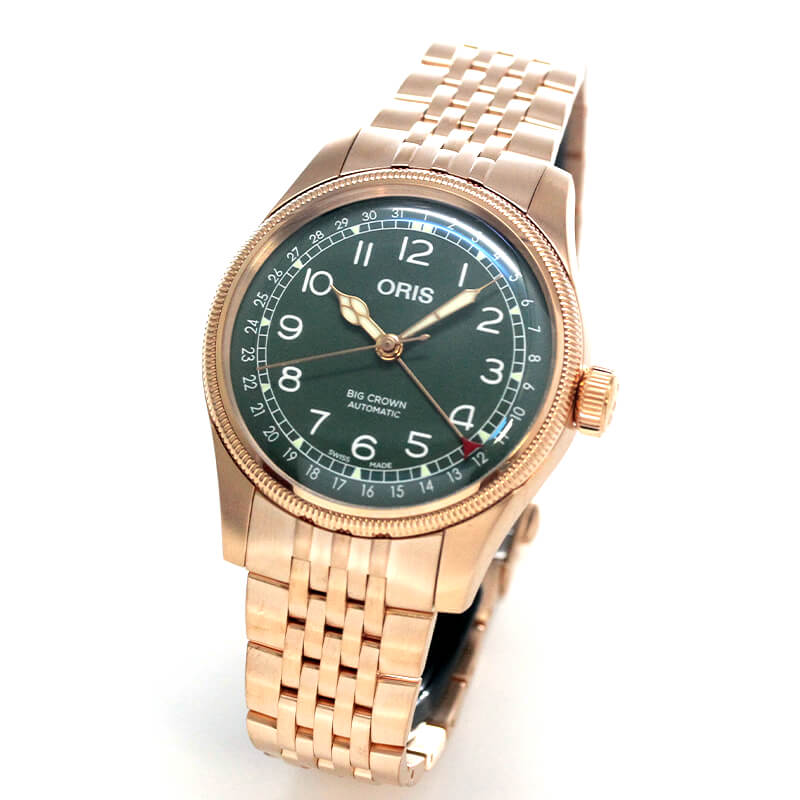 オリス（ORIS) ビッグクラウンポインターデイト フルブロンズ