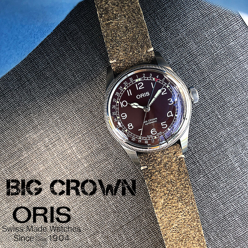 1940年代から愛さているオリス代表作「Big Crown」Big Crown Original ポインターデイト

754.7696.4064M