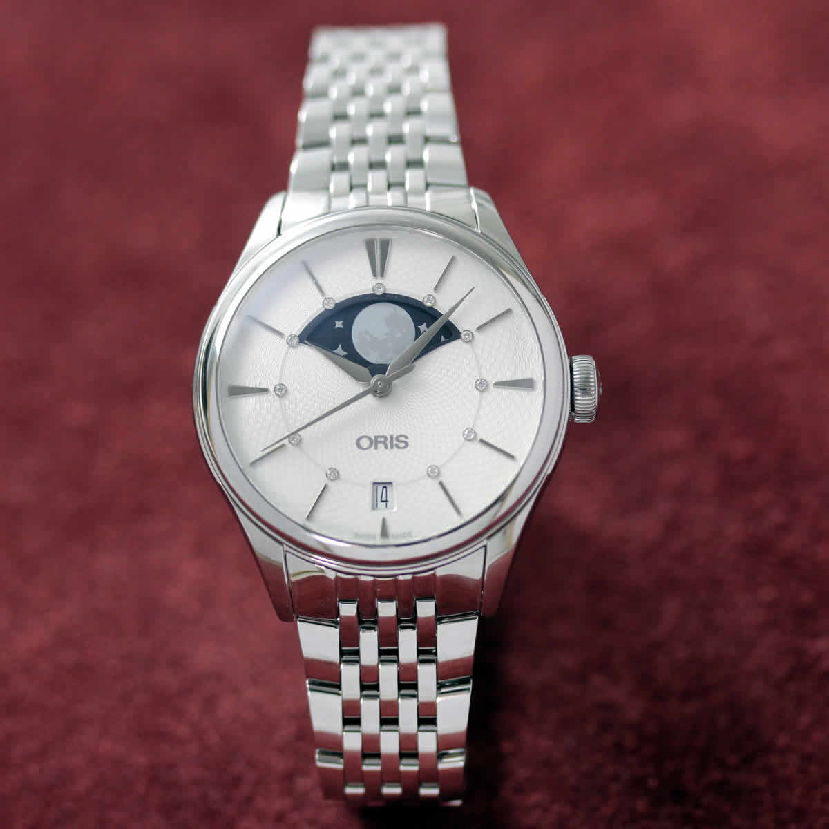 オリス ORIS ムーンフェイズ 月齢式 スケルトン スイス製 - 腕時計 