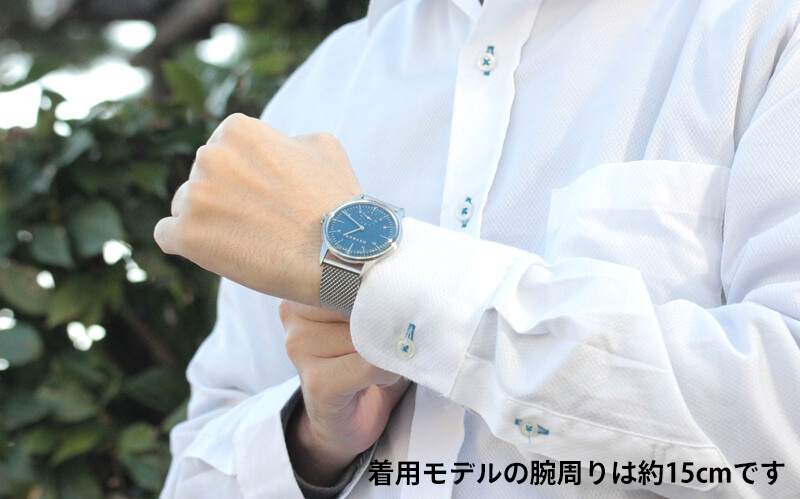 オキシゲン OXYGEN レジェンド 40 カール クォーツ腕時計 ファッションウォッチ 男性モデル試着イメージ