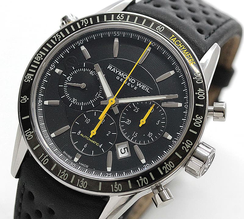 レイモンドウェイル フリーランサー（FREELANCER)クロノグラフ 7740-SC1-20021 ブラック 腕時計