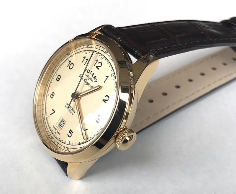 rotary ロータリー　TRADITION トラディション 自動巻き腕時計 イギリス 英国ブランド 腕時計 　シースルーバック　ムーブメントが見える　オートマチック