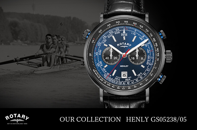 ROTARY(ロータリー) HENLEY（ヘンリー） GS05238/05 クロノグラフ 腕時計