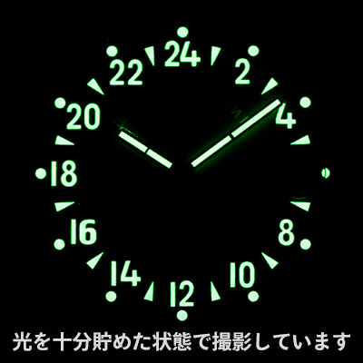 2431-1760940 腕時計の文字盤蓄光画像