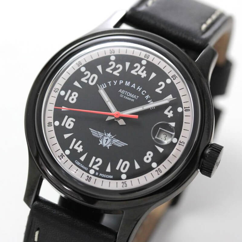 SPACE PIONEERS 2431-1764937 ロシアブランド シュトルマンスキー腕時計