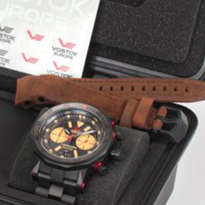 VOSTOK EUROPEܥȡ 衼åѡ Lunokhod-2 Chronograph LineΥۡ 6s21-620c629b å