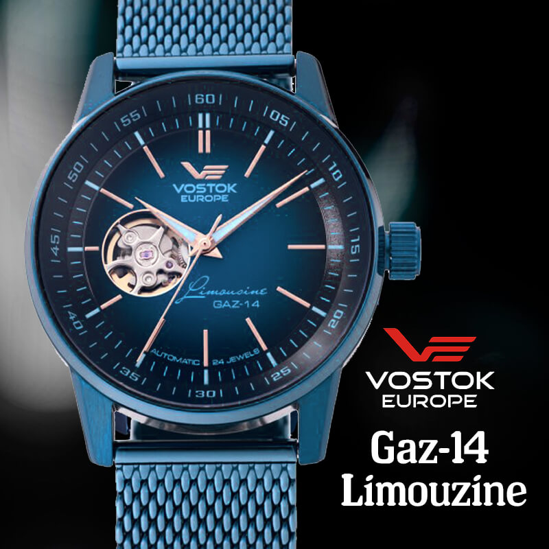 VOSTOK EUROPE　ボストーク ヨーロッパ　 Gaz-14 Limouzine nh38-560d603b　 腕時計　自動巻き