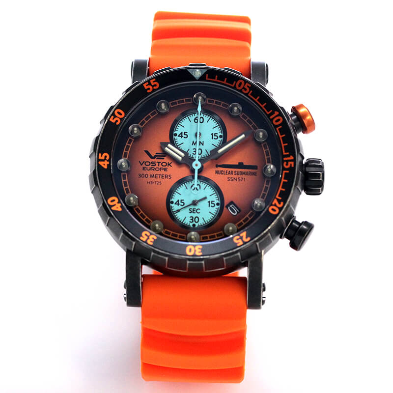 VOSTOK EUROPEܥȡ 衼åѡ Nuclear Submarine Chronograph Line˥塼ꥢ֥ޥ꡼ vk61-571f612