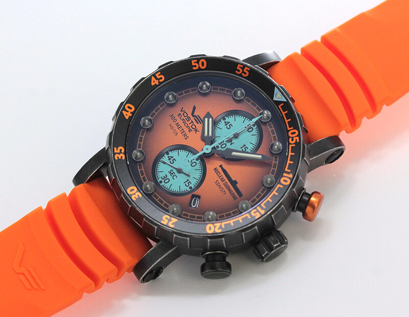 VOSTOK EUROPEܥȡ 衼åѡ Nuclear Submarine Chronograph Line˥塼ꥢ֥ޥ꡼ vk61-571f612 ӻסư