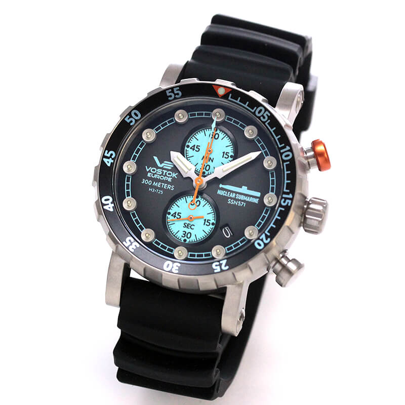 VOSTOK EUROPEܥȡ 衼åѡ Nuclear Submarine Chronograph Line˥塼ꥢ֥ޥ꡼ vk61-571h614 ӻסư