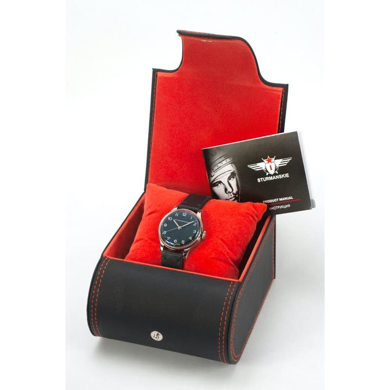 STURMANSKIE シュトゥルマンスキー アニバーサリーモデル33 ガガーリン クラシック 2609-375/1/484 世界2000本限定 ブラック 腕時計