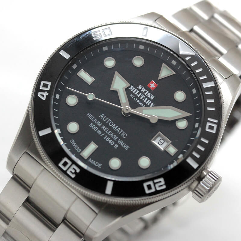 ߥ꥿꡼  / SWISS MILITARY BY CHRONO / 500m Сå ư ӻ / SMA34075.01