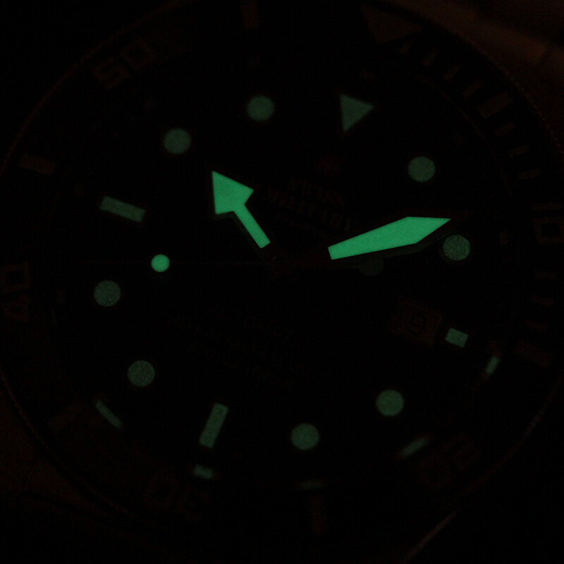ߥ꥿꡼  / SWISS MILITARY BY CHRONO / 500m Сå ư ӻ / SMA34075.01