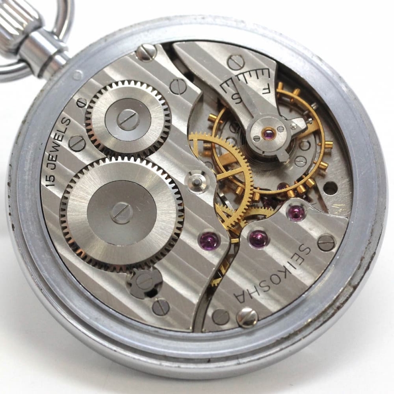 SEIKO - ☆19セイコー☆支給品☆鉄道時計☆千鉄☆懐中時計☆手巻