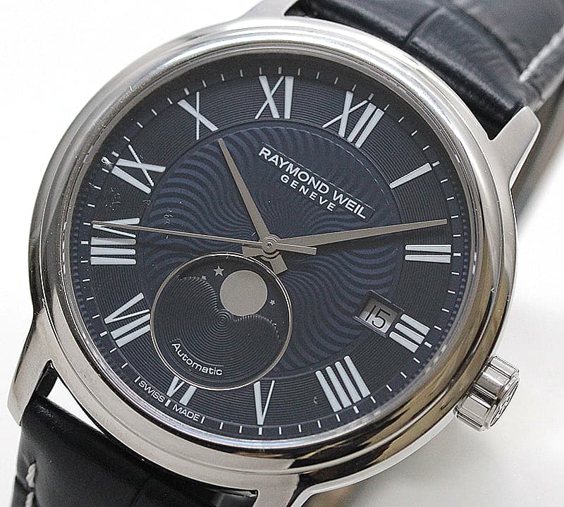 レイモンドウィル RAYMOND WEIL 2239M-ST-00659 マエストロ ムーンフェイズ 自動巻き メンズ 美品 箱・保証書付き_773708