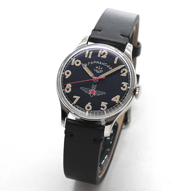 STURMANSKIE シュトゥルマンスキーアニバーサリーモデル33 ガガーリン ブラックカラ— 2609-375/1/471LB 世界2000本限定 腕時計