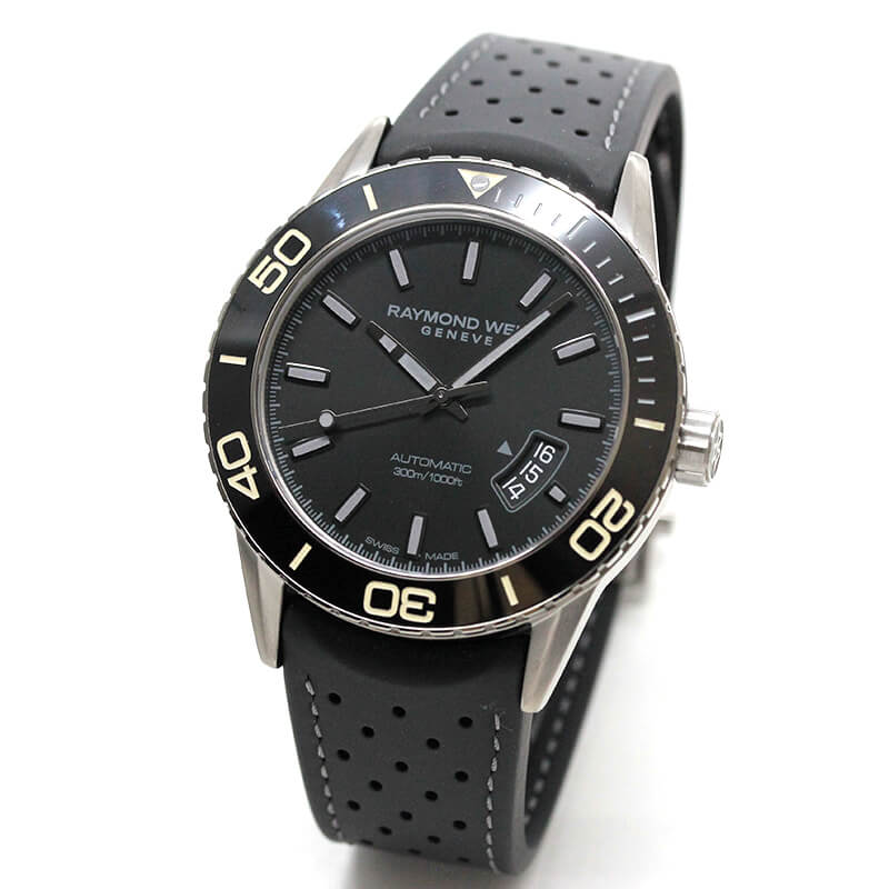 レイモンドウェイル フリーランサー（FREELANCER)30気圧防水 2760-TR1-20001 ブラック 腕時計