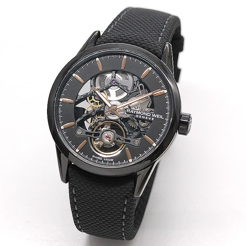 レイモンドウェイル フリーランサー（FREELANCER)スケルトン 2785-BC5-20001 ブラック 腕時計