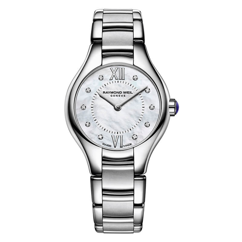 レイモンドウェイル ノエミア（NOEMIA) 5124-ST-00985 女性用 ホワイトカラー 腕時計