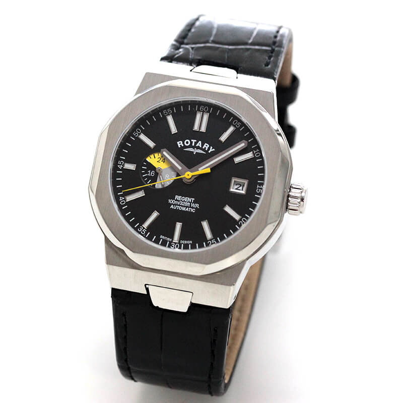 ROTARY(ロータリー) REGENT (リージェント) GS05455/04 自動巻き 24時間計付き 腕時計