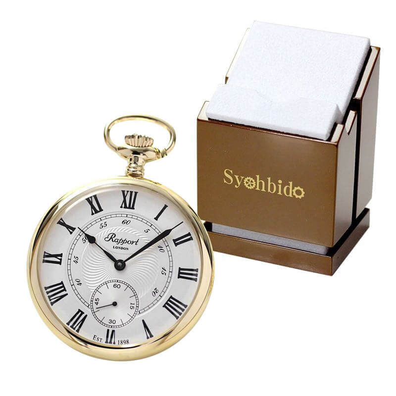 ラポート/Rapport/手巻き式/ゴールドカラー/PW22 懐中時計と正美堂オリジナル懐中時計専用スタンドセット /懐中時計