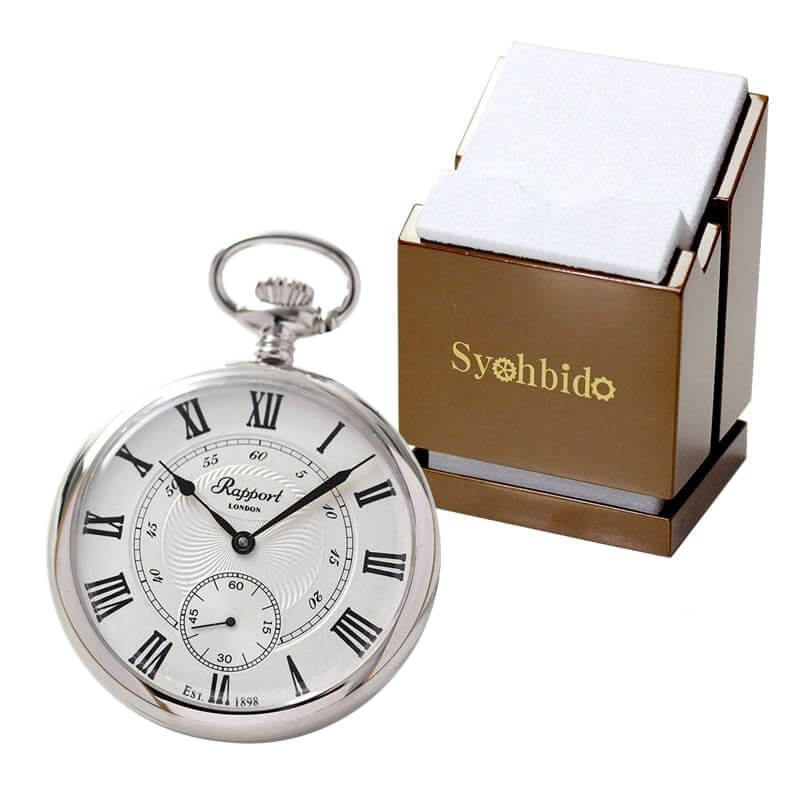 ラポート/Rapport/手巻き式/シルバーカラー/PW23 懐中時計と正美堂オリジナル懐中時計専用スタンドセット /懐中時計