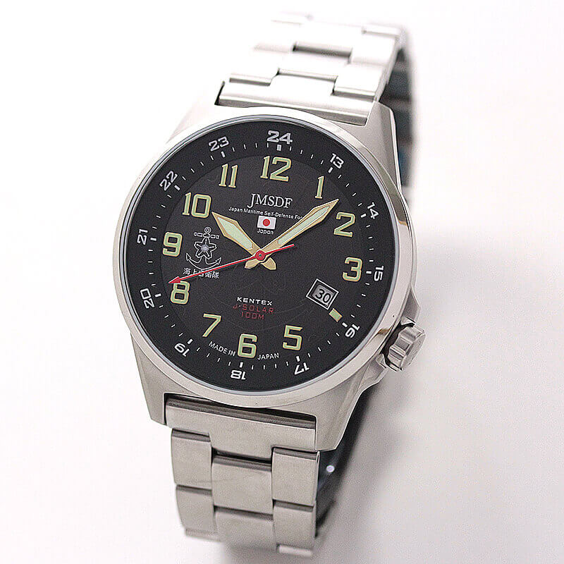 Kentex(ケンテックス)/JSDF/海上自衛隊ソーラースタンダード/S715M-06 ブラック 腕時計