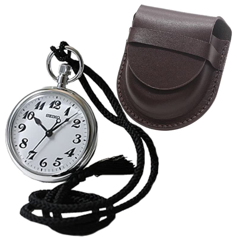 懐中時計と正美堂オリジナル専用ケースのセット