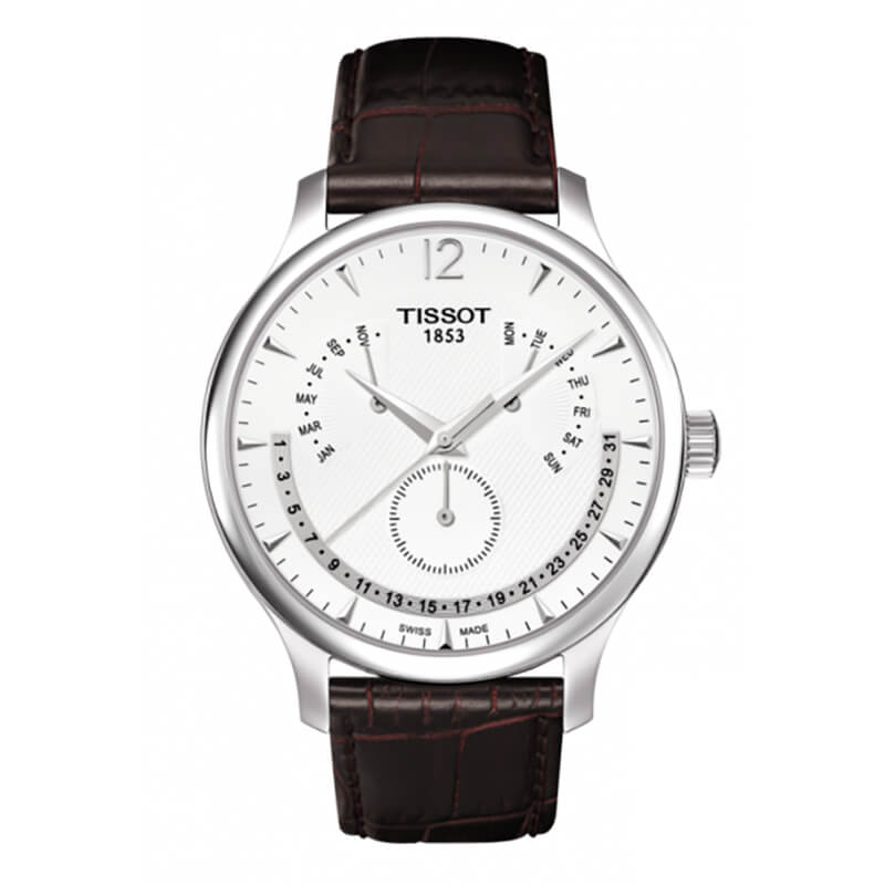ティソ（TISSOT)トラディション パーペチュアルカレンダー T063.637.16.037.00 腕時計