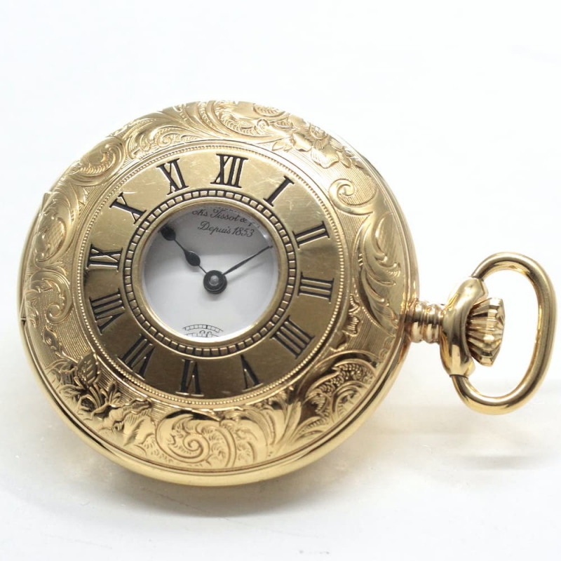 絶版モデルのティソ（TISSOT） ハーフハンター懐中時計 | 懐中時計