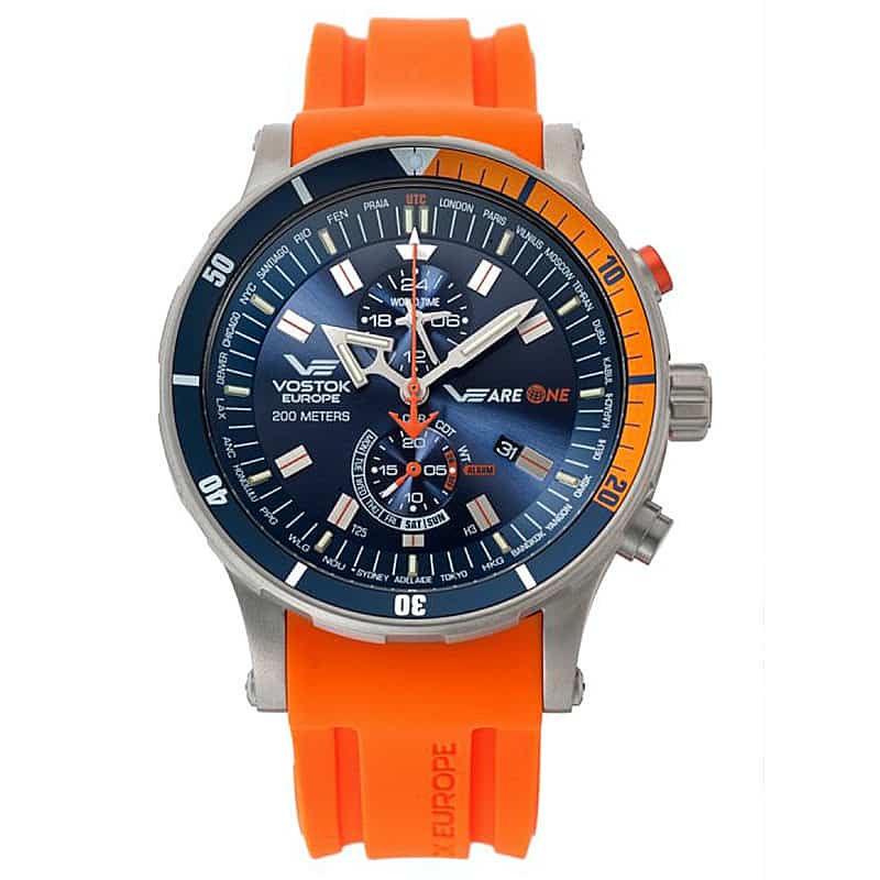 VOSTOK EUROPE（ボストーク ヨーロッパ） スペシャルエディション VEareONE プロジェクト限定ウォッチ オレンジ YM8J-510H434 腕時計