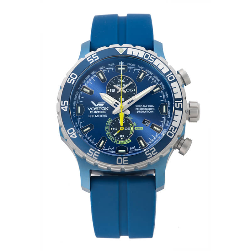 VOSTOK EUROPE（ボストーク ヨーロッパ） エクスピディション　エベレスト　アンダーグラウンド  YM8J-597E546 ブルー 腕時計