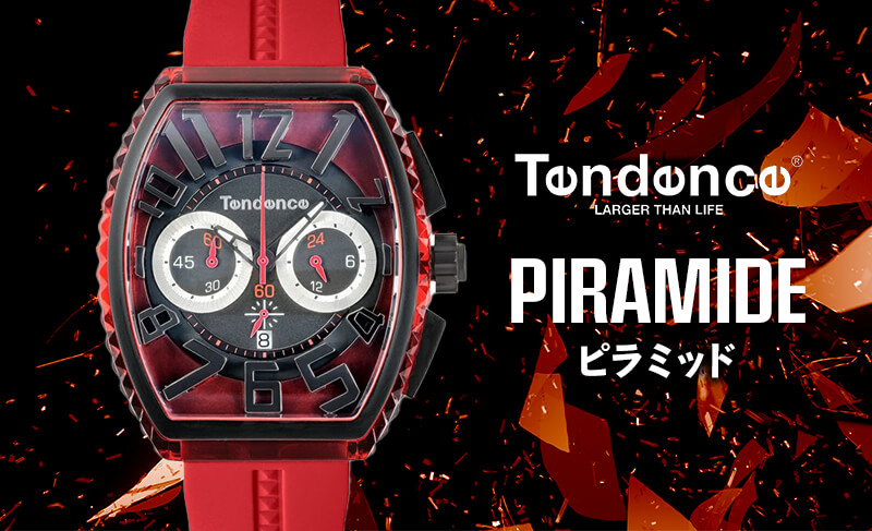 Tendence(テンデンス）PIRAMIDE(ピラミッド) 43mm 腕時計 TY860002 