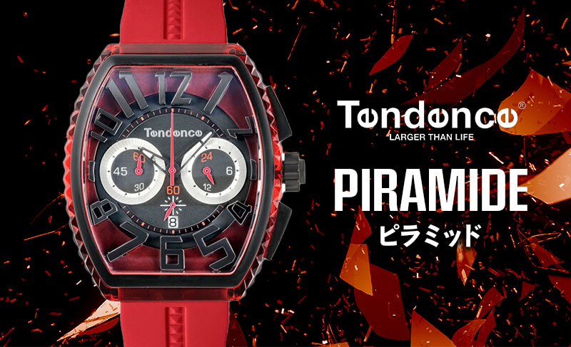 Tendence(テンデンス）PIRAMIDE(ピラミッド) 43mm 腕時計 TY860002