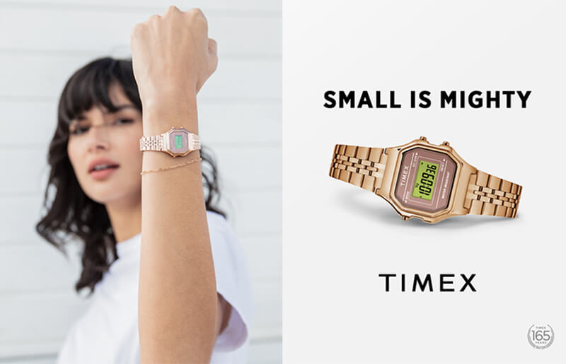 Timex タイメックス クラシック デジタル ミニ ゴールド ブレス Tw2t 女性用 腕時計